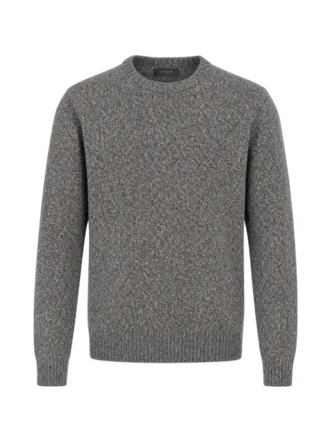 slowear marl-knit crew-neck sweater