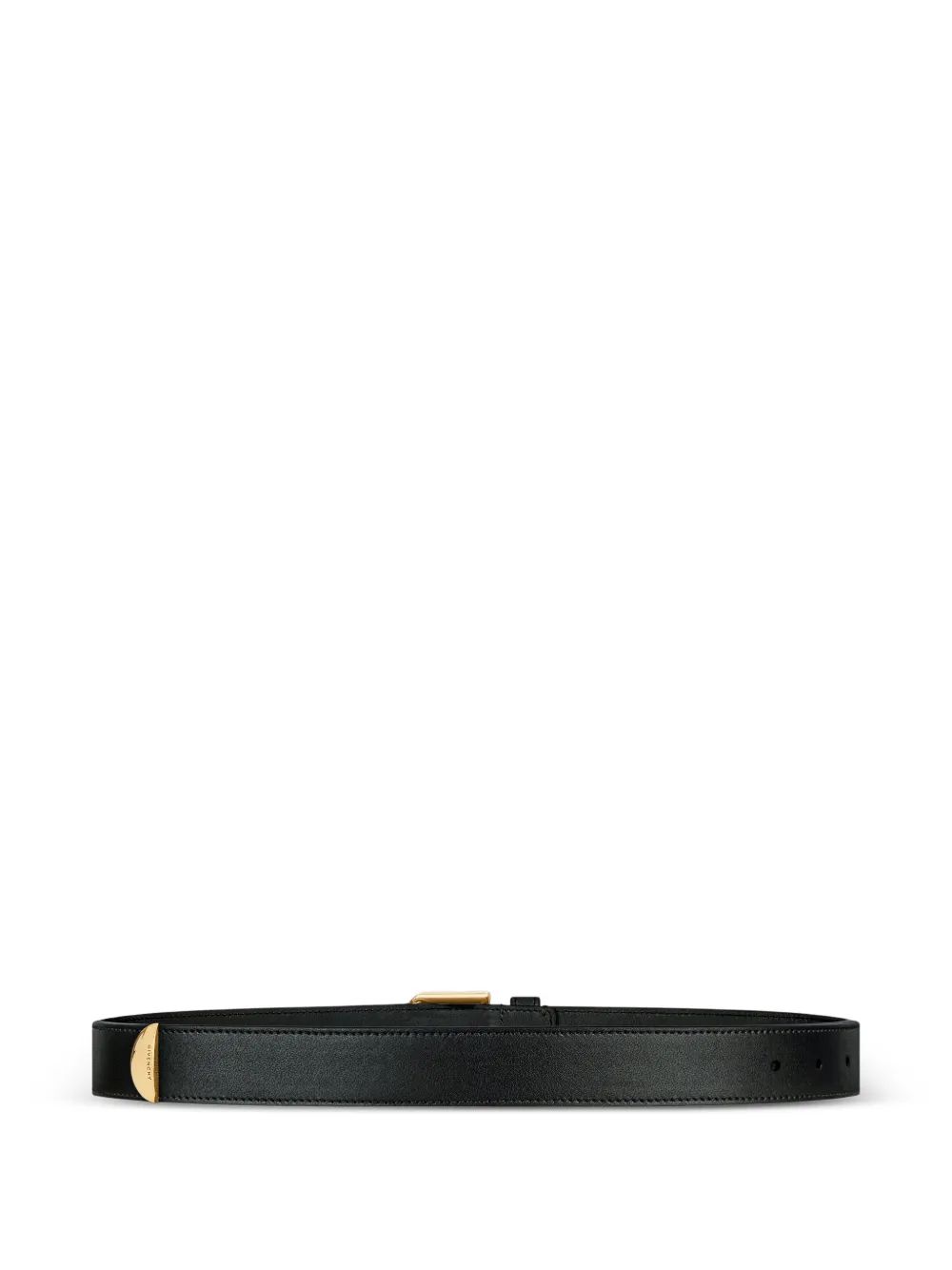 Givenchy Voyou riem van glanzend leer Zwart