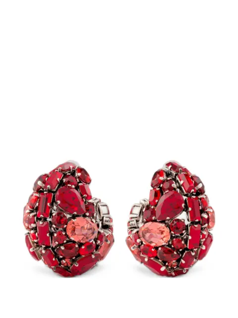Givenchy Par de brincos de pressão com cristais
