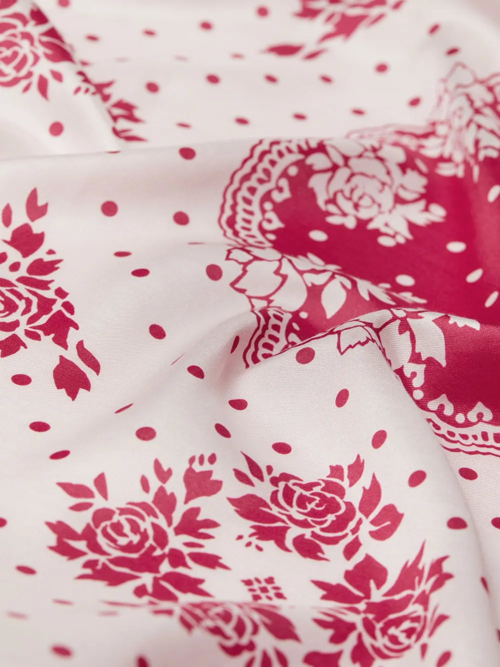 Givenchy Grote katoenen en zijden bandana Roze