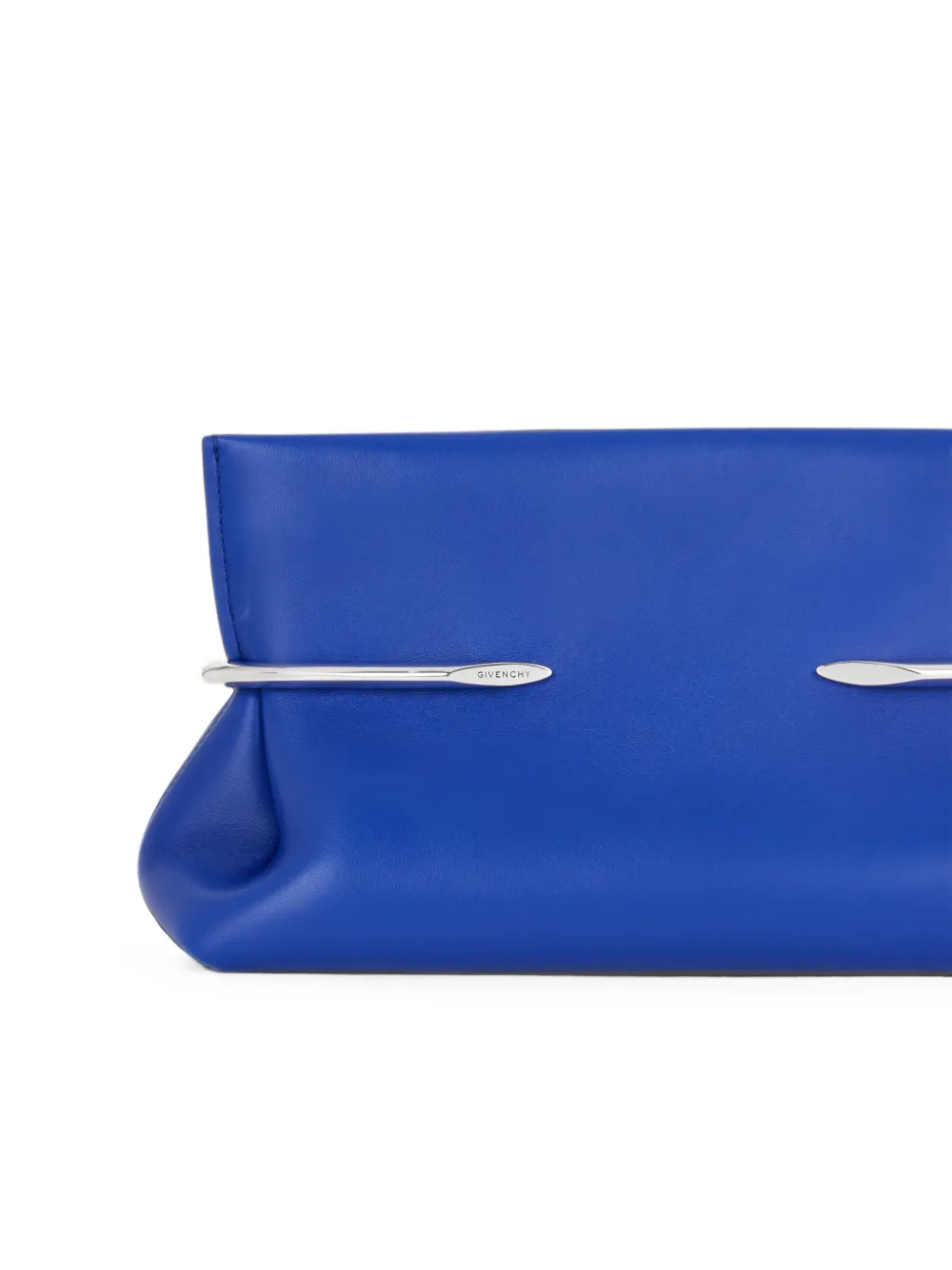 Givenchy Pinch Soft clutch van nappa leer Blauw