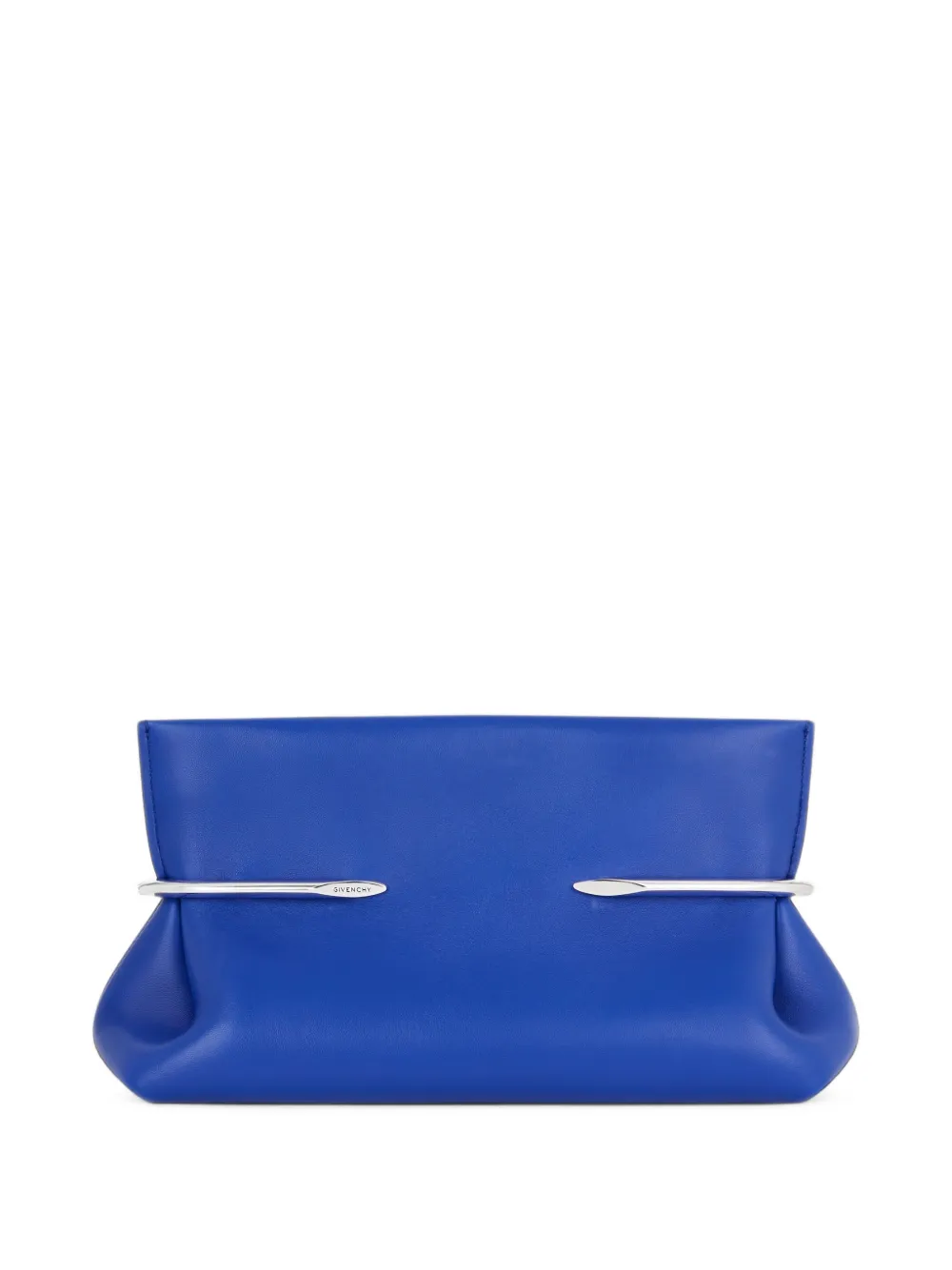 Givenchy Pinch Soft clutch van nappa leer Blauw