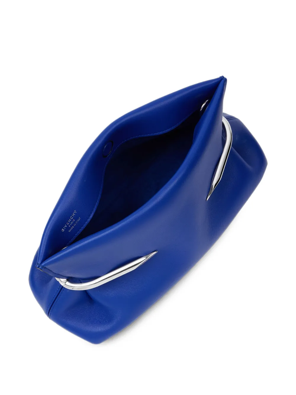 Givenchy Pinch Soft clutch van nappa leer Blauw
