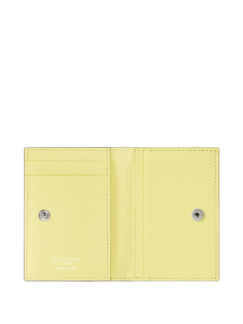 Givenchy Antigona Stamped leren tweekleurige pasjeshouder Beige