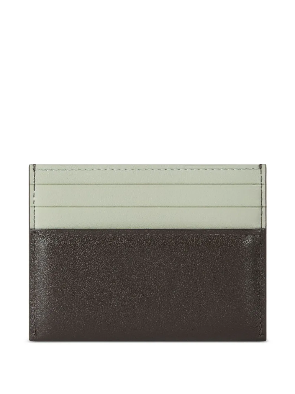 Givenchy Antigona Stamped tweekleurige leren pasjeshouder Bruin