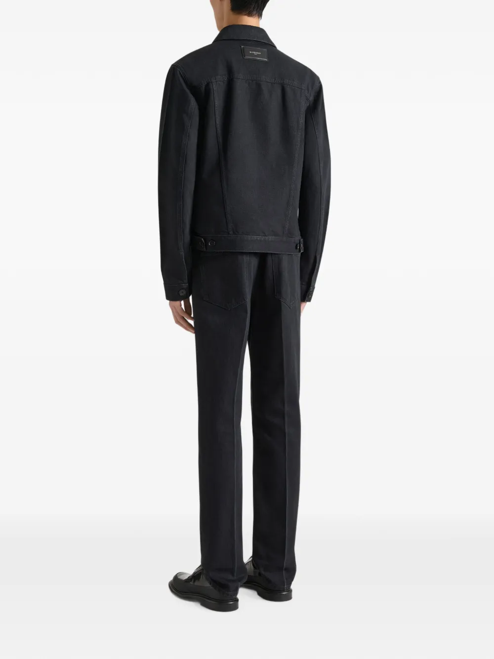 Givenchy Straight jeans met kreuken-effect Zwart