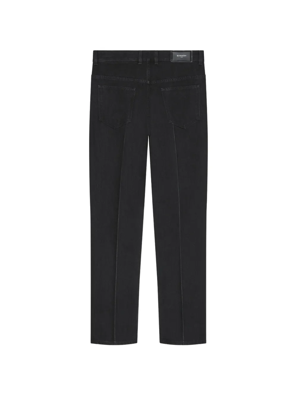 Givenchy Straight jeans met kreuken-effect Zwart