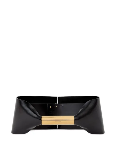 Givenchy bow-effect waist belt in leather