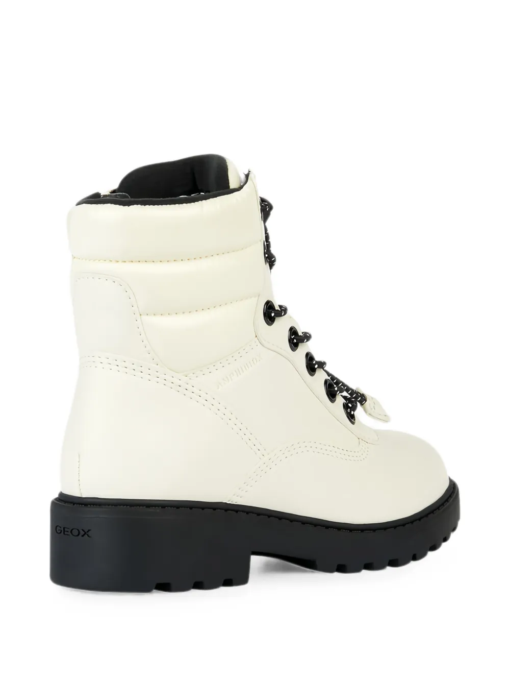 Geox Kids Casey quilted boots Beige