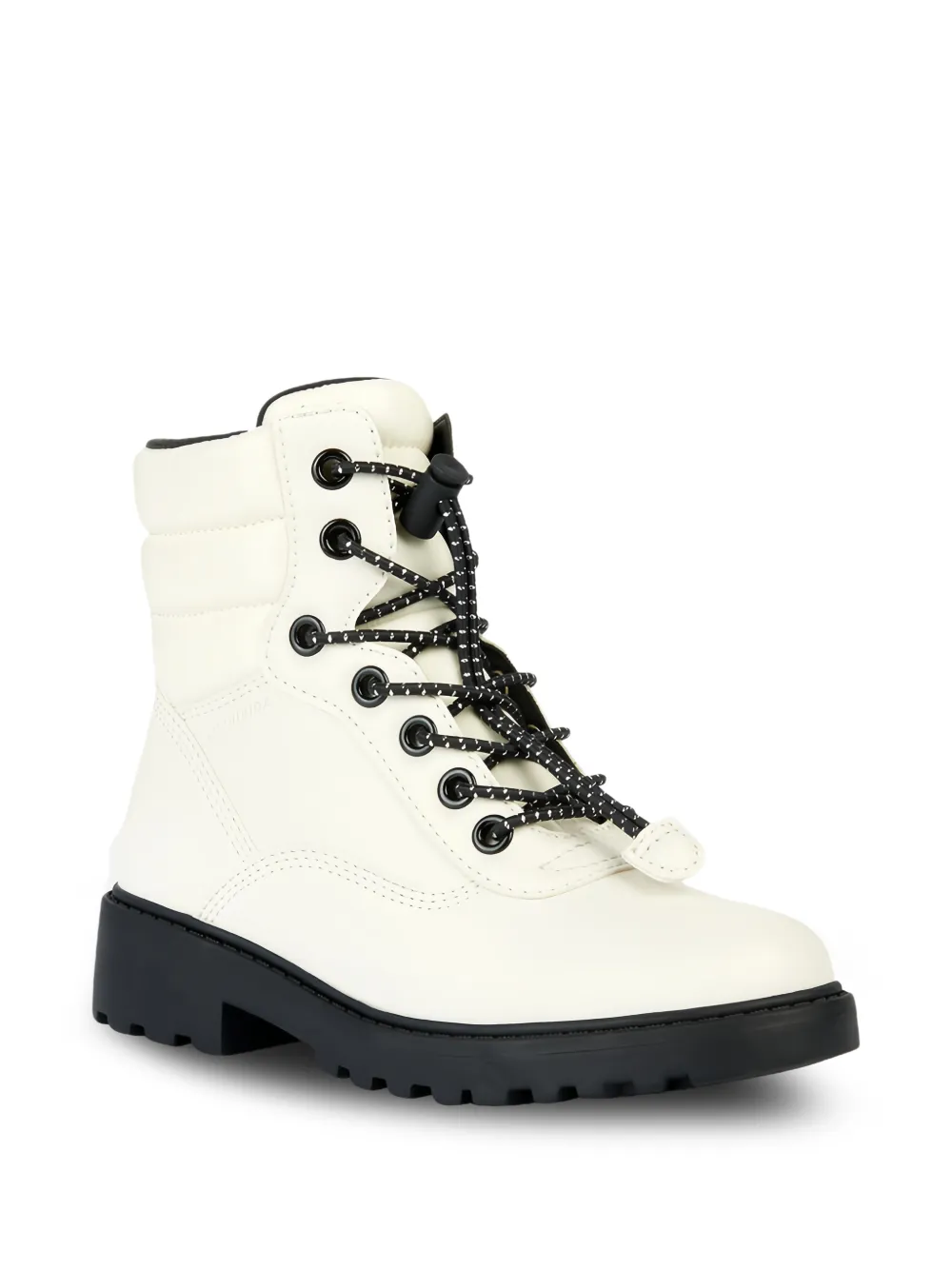 Geox Kids Casey quilted boots Beige