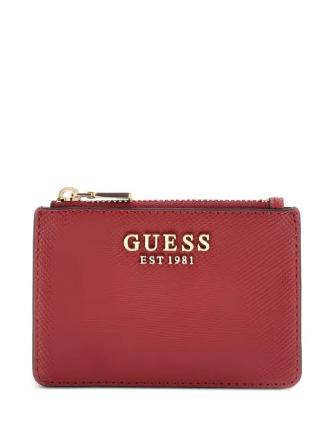 GUESS USA Laurel Saffiano credit card holder