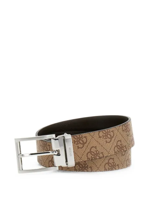 GUESS USA monogram reversible belt