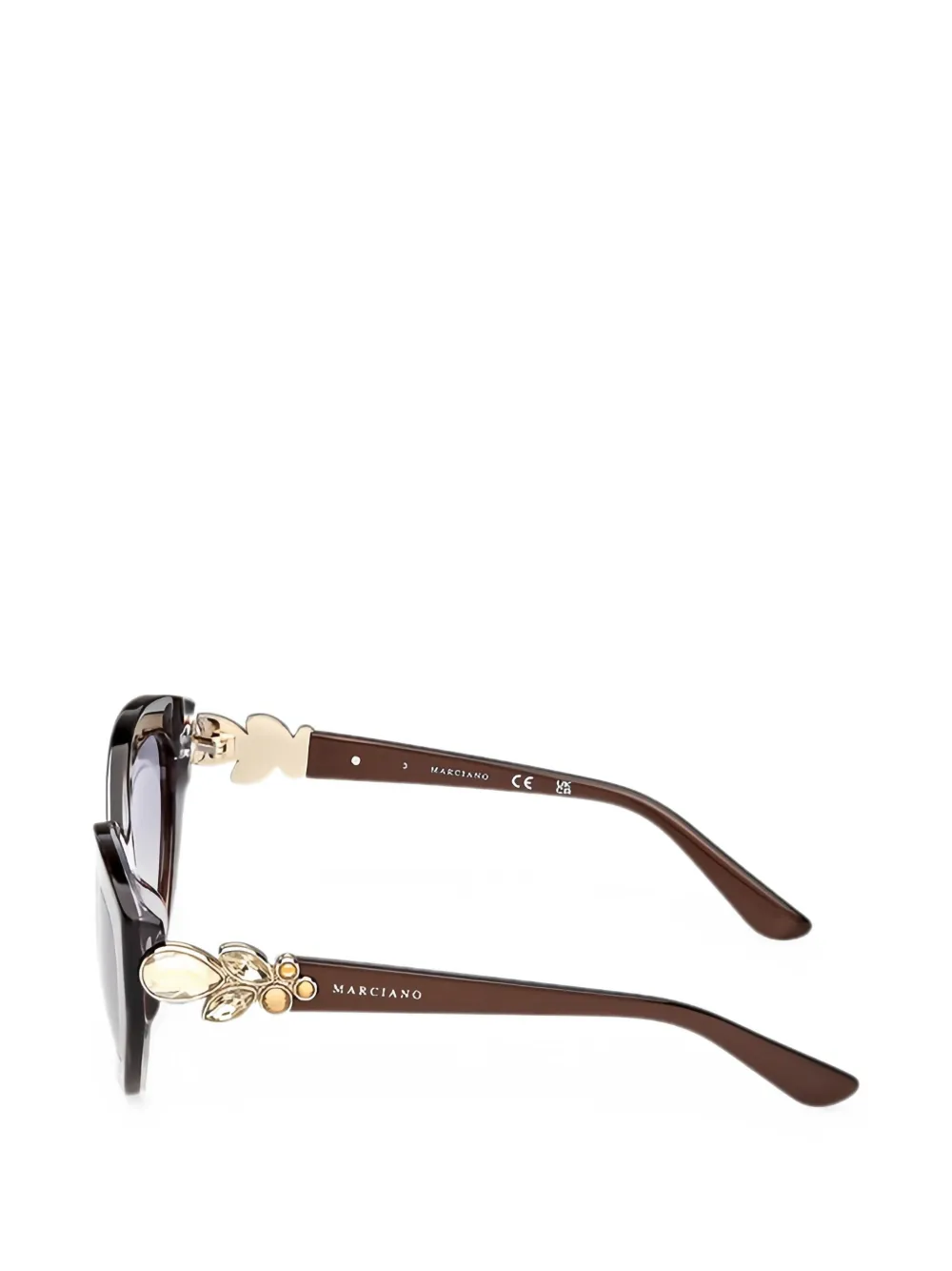 MARCIANO by GUESS Zonnebril met cat-eye montuur Bruin