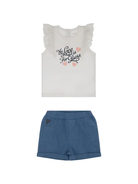 GUESS USA top y pantalones vaqueros cortos