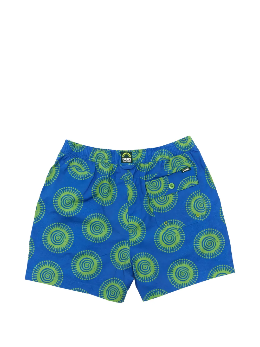 Deus Ex Machina Portal zwembroek met grafische print Blauw