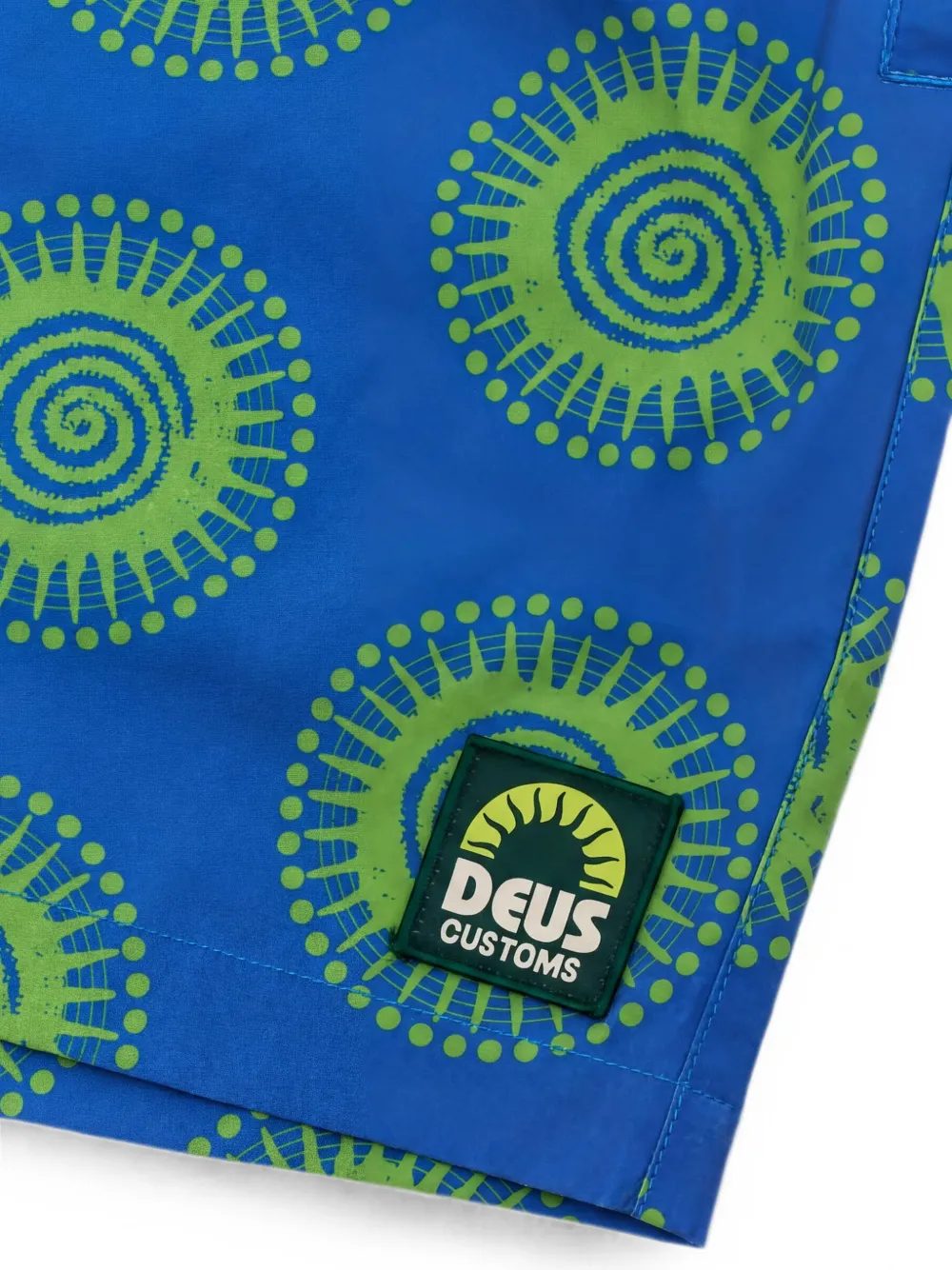 Deus Ex Machina Portal zwembroek met grafische print Blauw