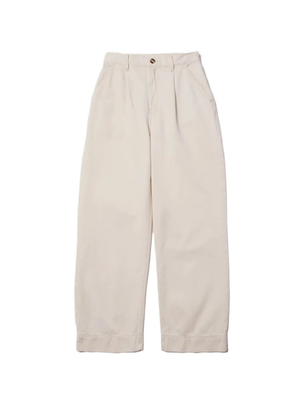 Nudie Jeans Suki plooibroek Beige