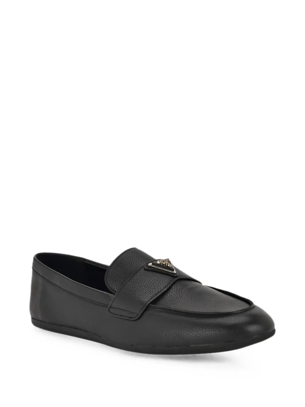 GUESS USA leather loafers Zwart
