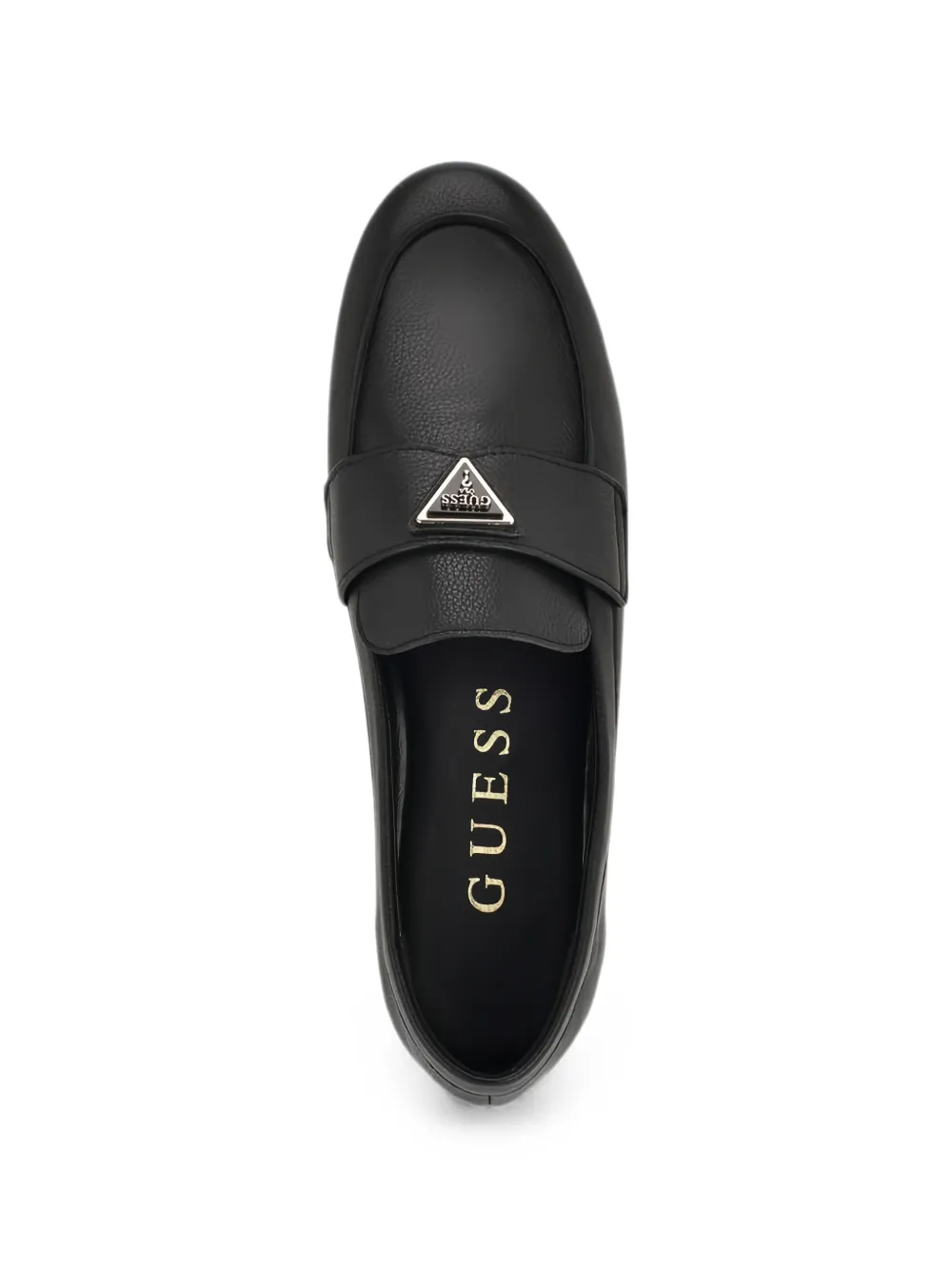 GUESS USA leather loafers Zwart