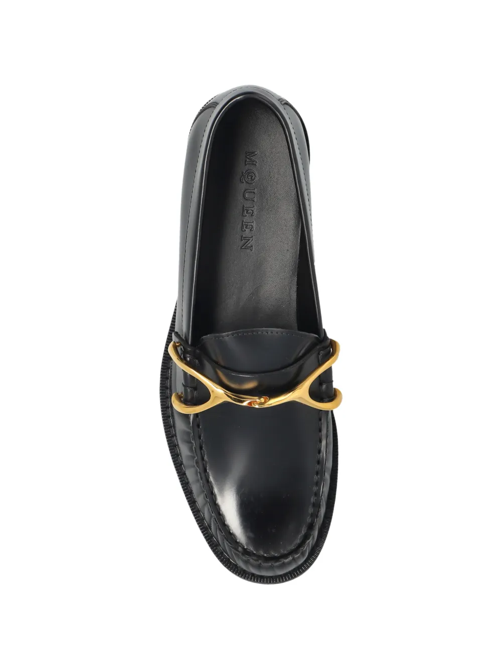 Alexander McQueen Wishbone loafers Zwart