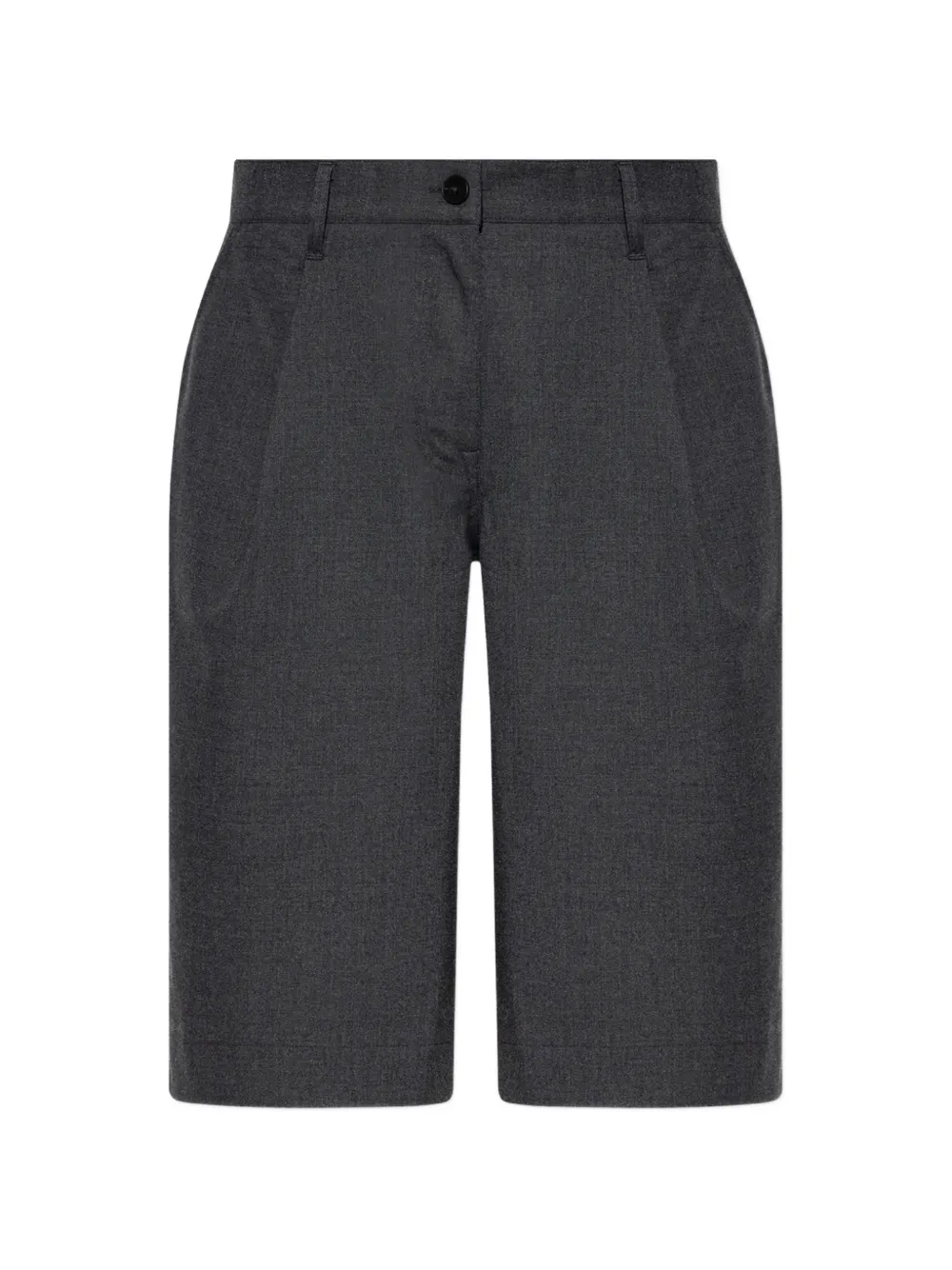 Samsoe & Samsoe Saharper Pleat Shorts In 灰色