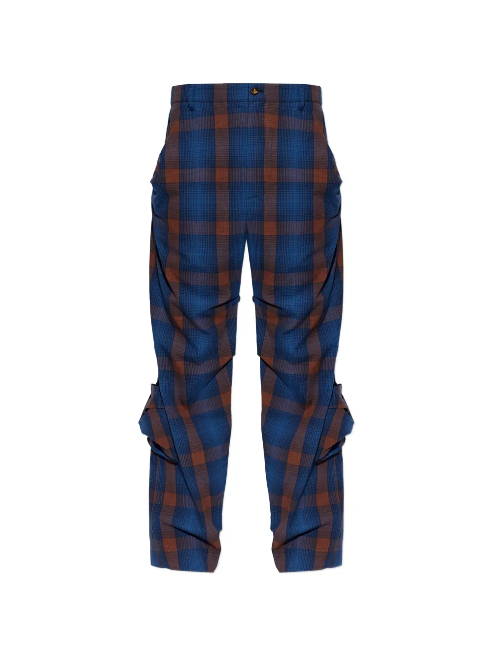 Vivienne Westwood Achilles check-pattern trousers - Blu