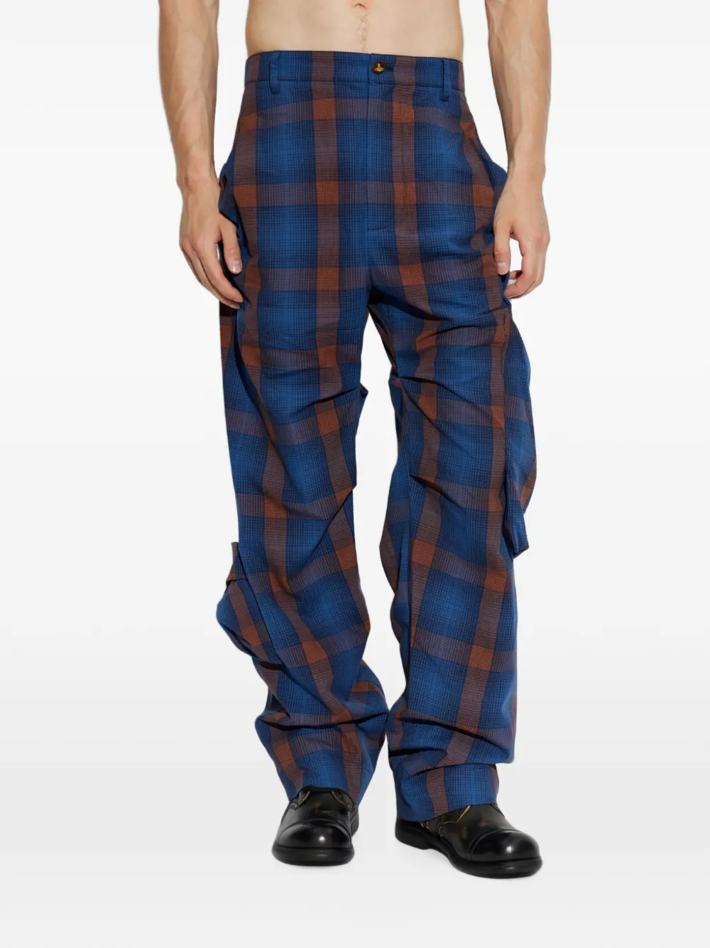 Vivienne Westwood Achilles geruite broek Blauw