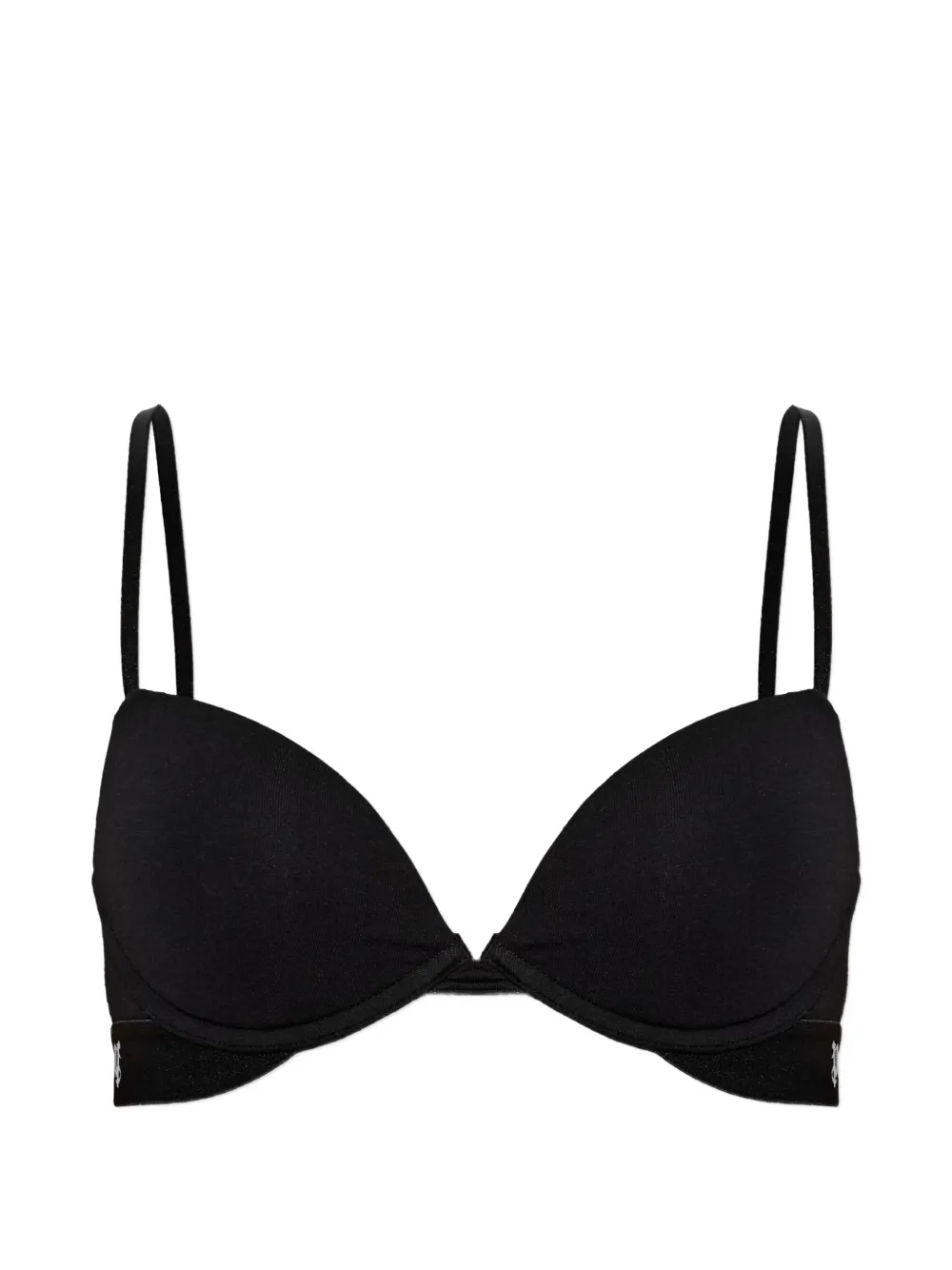 Palm Angels logo-tape push-up bras - Nero