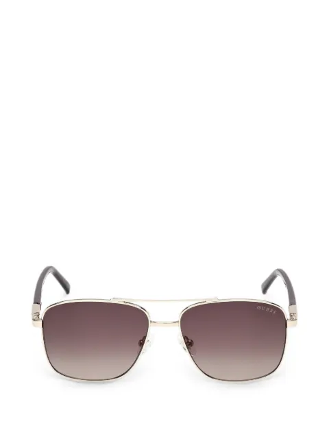 GUESS EYEWEAR square metal sunglasses