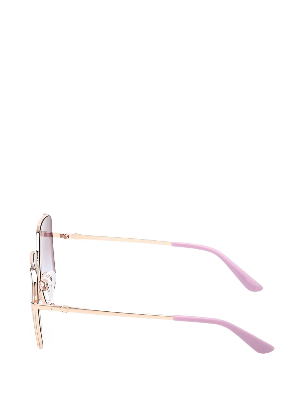 GUESS EYEWEAR Zonnebril met vlindermontuur en kleurverloop Goud