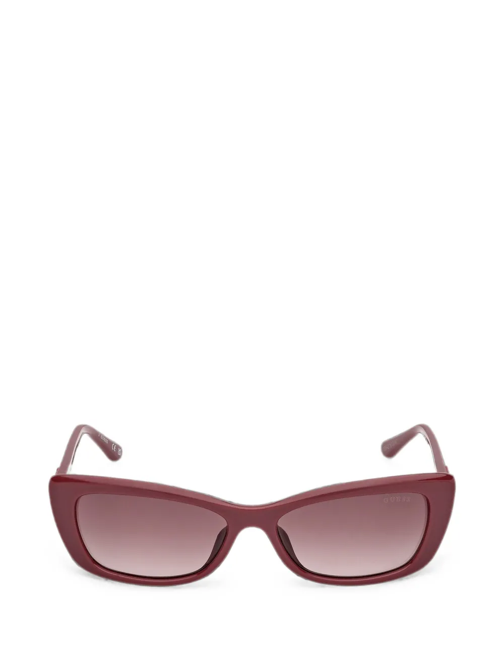 GUESS USA Occhiali da sole rettangolari - Rosso
