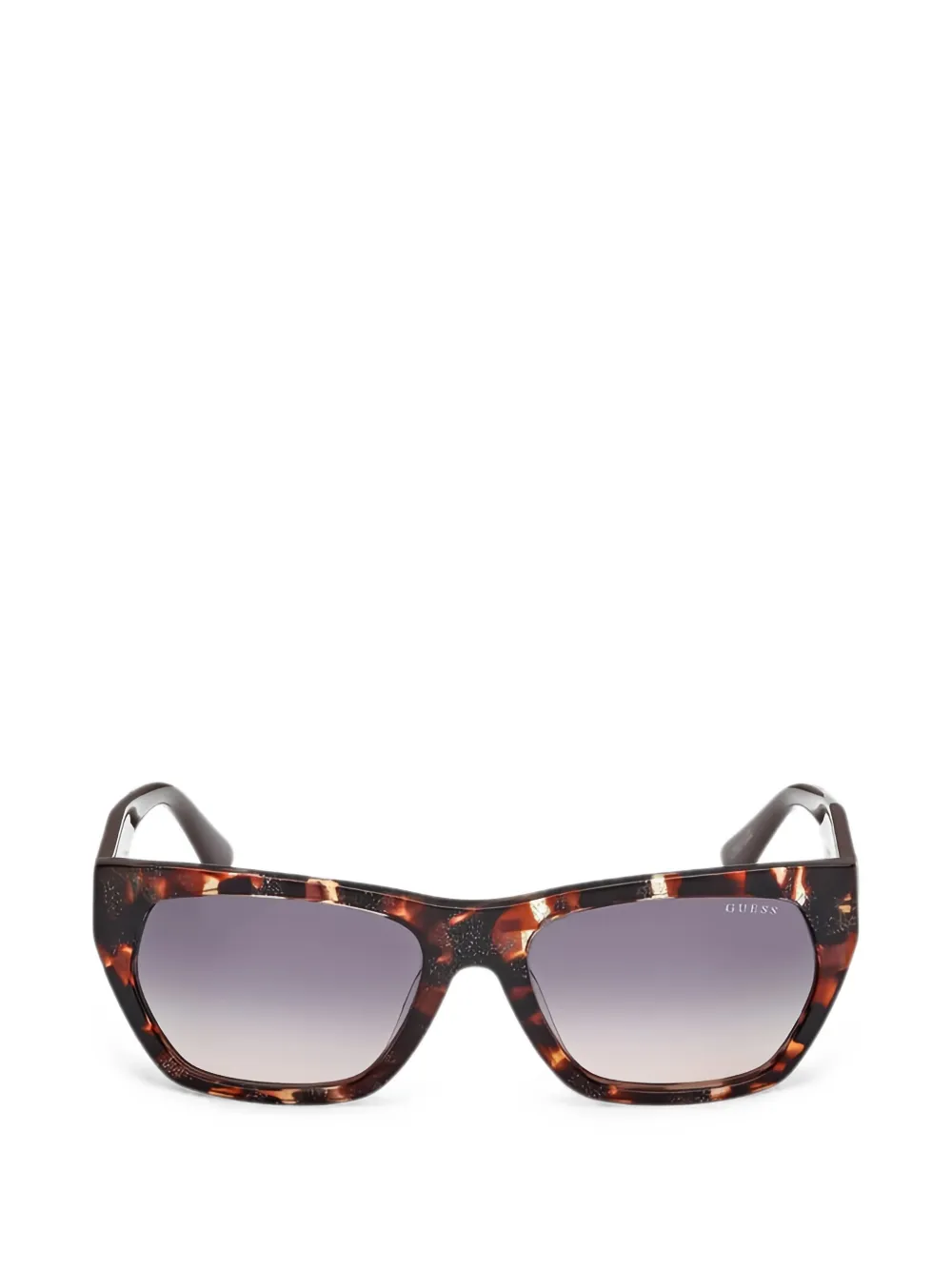 GUESS EYEWEAR geometric sunglasses - Marrone