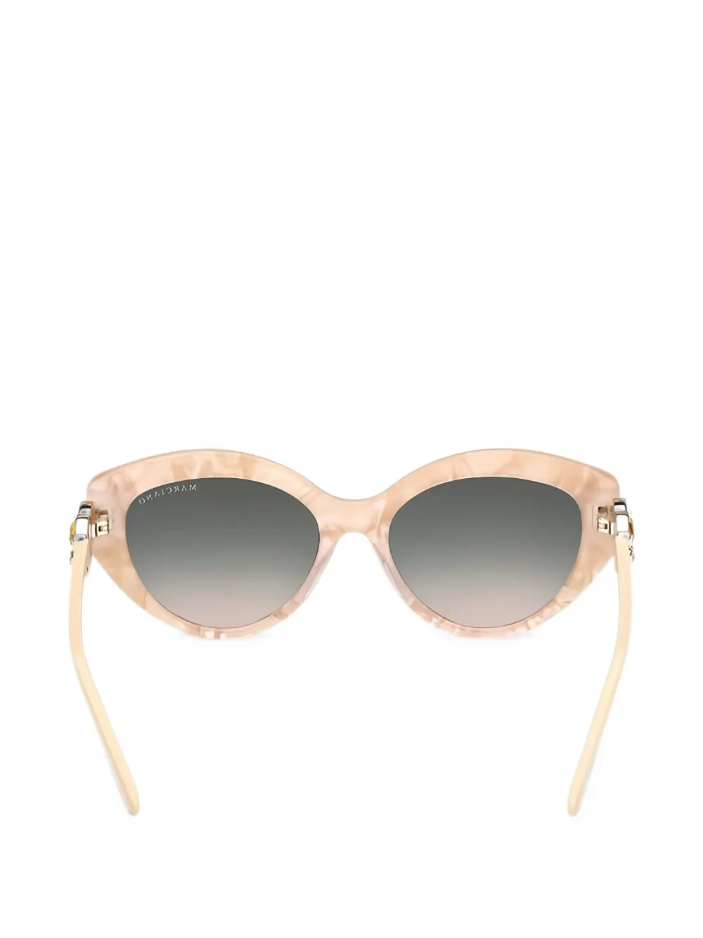 GUESS EYEWEAR Zonnebril met cat-eye kunststof montuur Beige