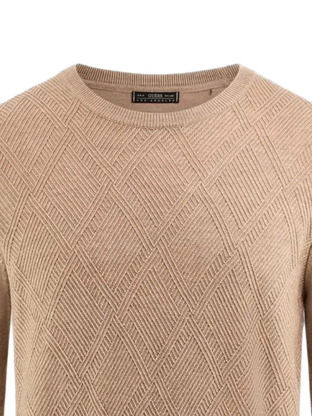 GUESS USA Trui van wolblend Beige