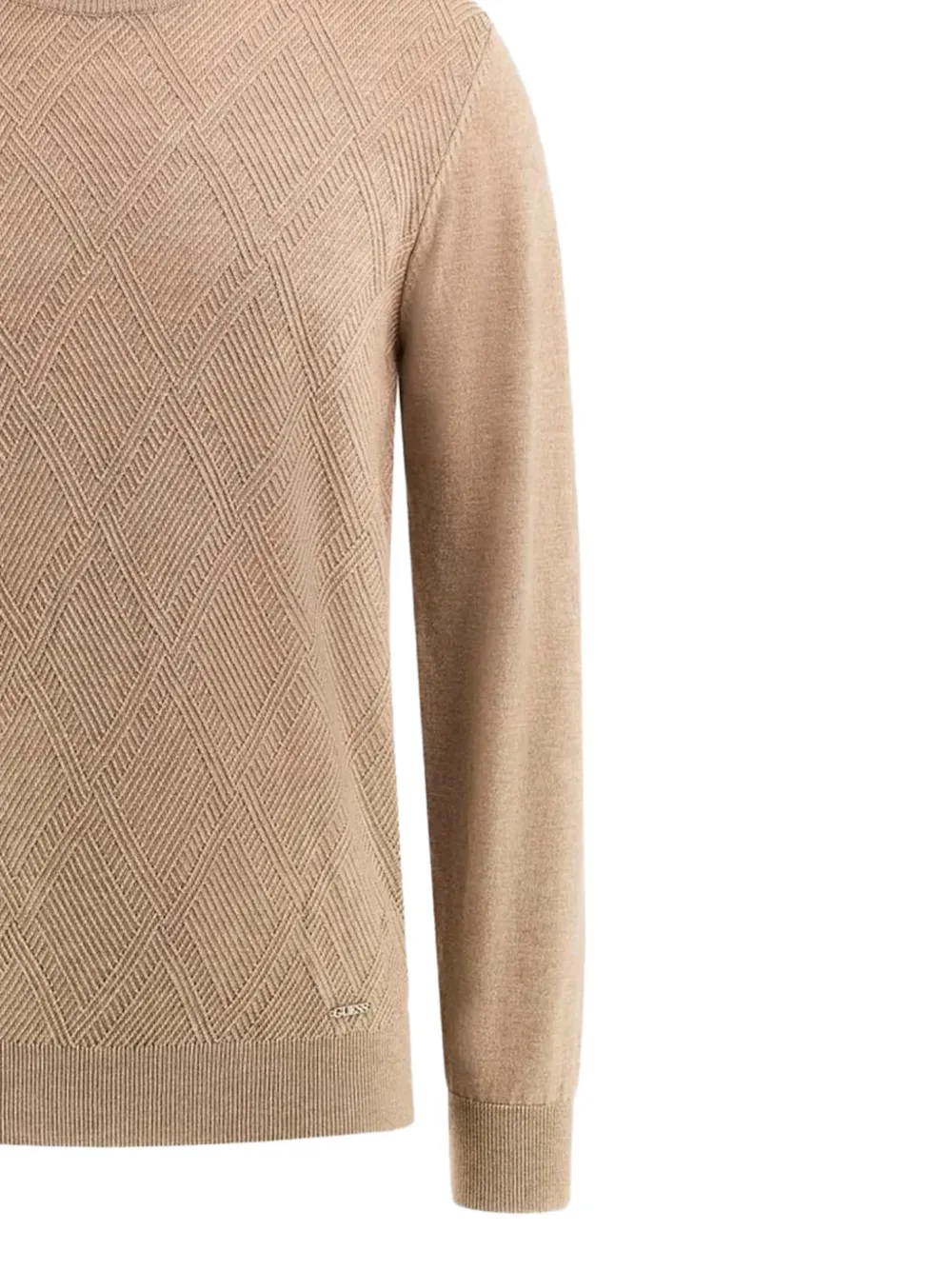 GUESS USA Trui van wolblend Beige