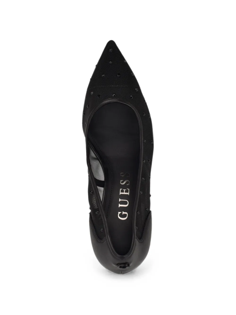GUESS USA Serry doorzichtige stoffen hakken Zwart