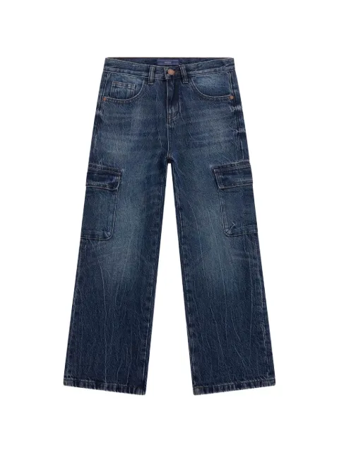 GUESS USA wide-leg cargo jeans