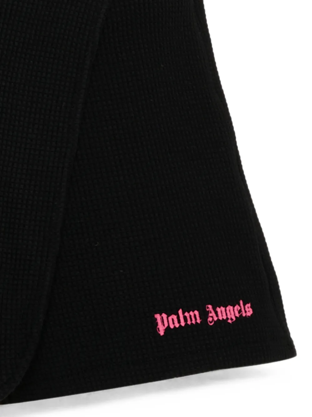 Palm Angels Kids Shorts met logoprint Zwart