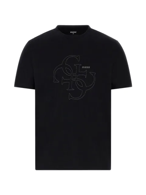 GUESS USA embroidered logo T-shirt