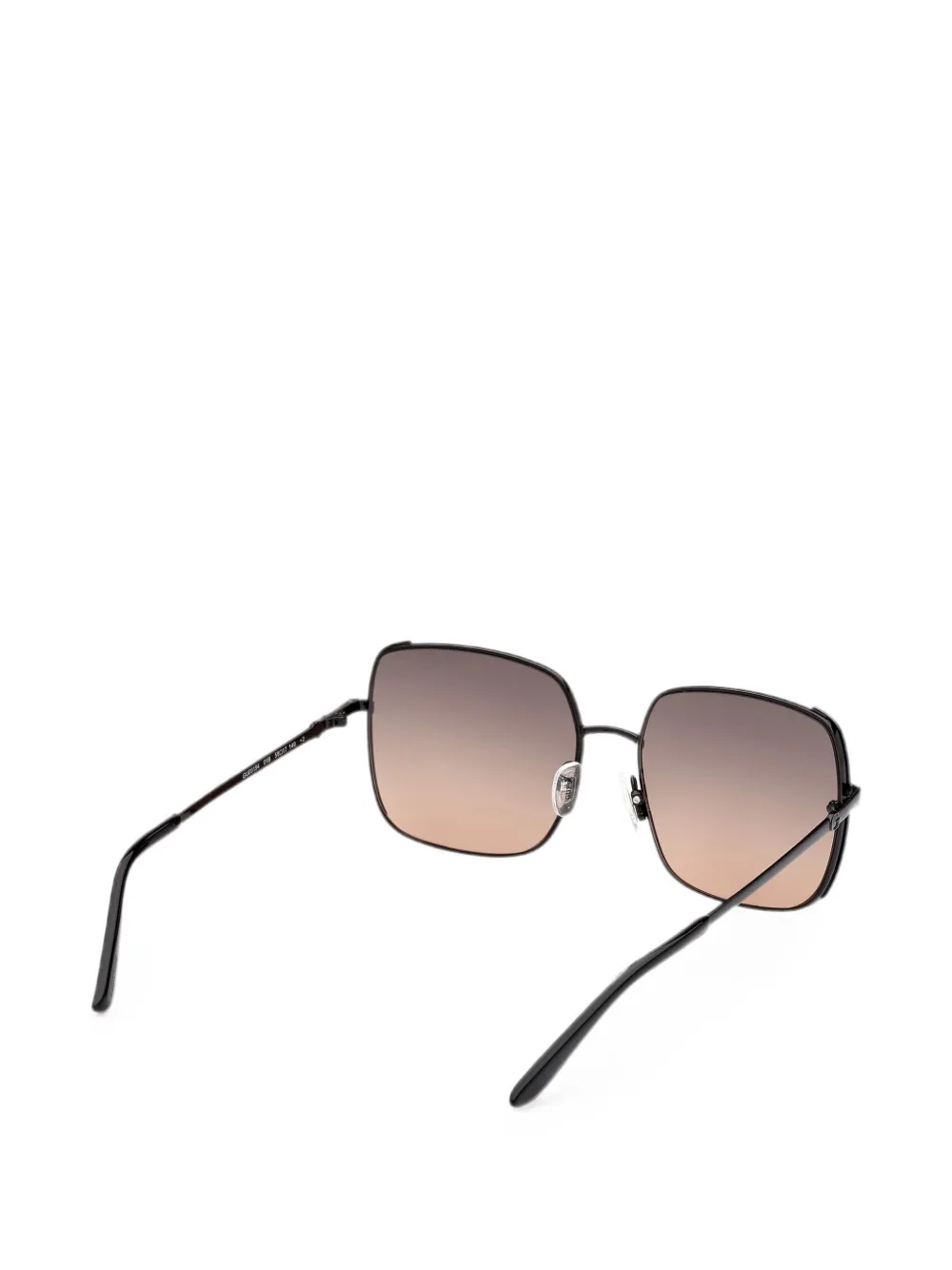 GUESS EYEWEAR Zonnebril met zwarte kleurverloop en vlinder