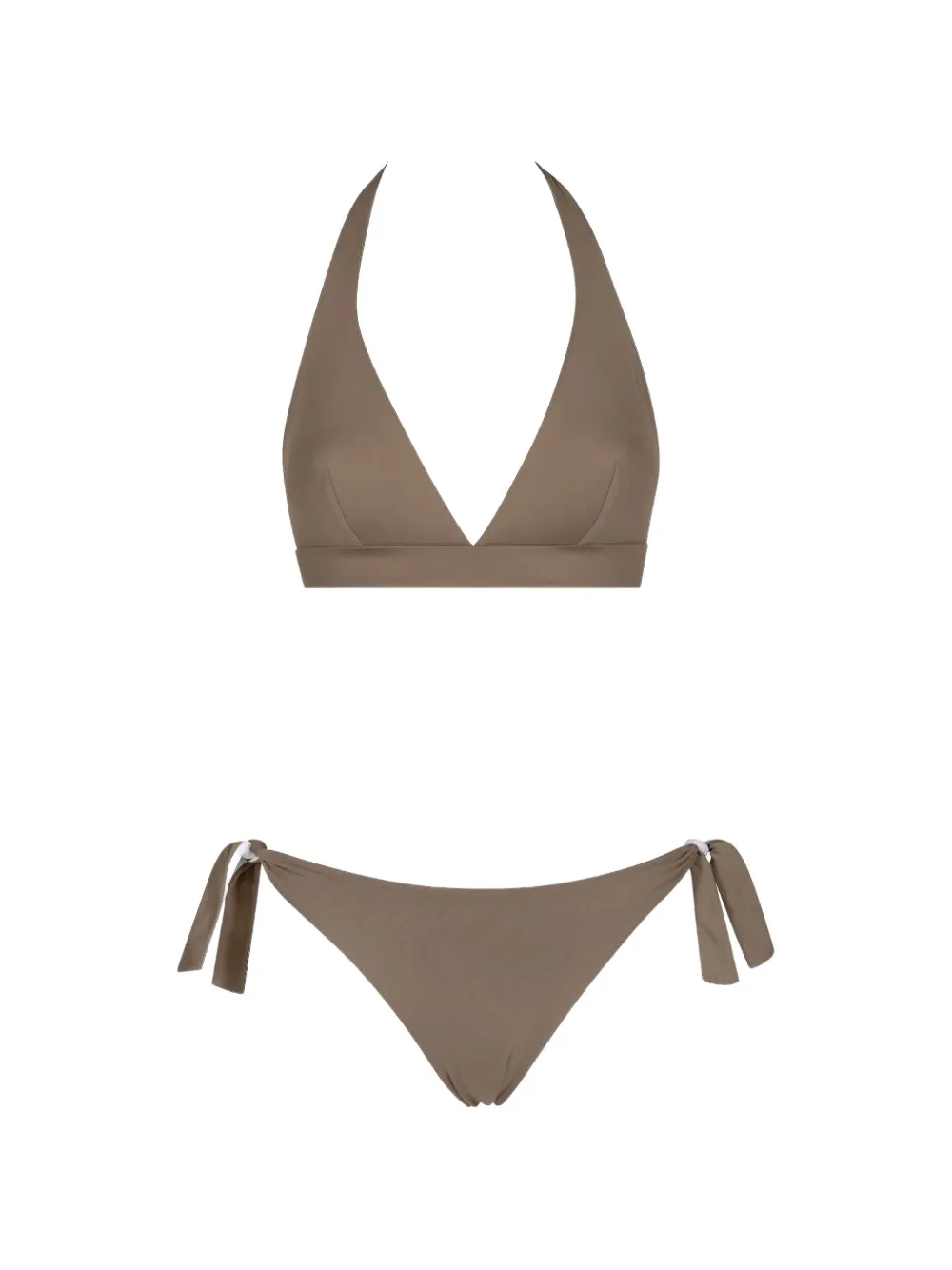 Fisico Bikini con scollo all'americana - Toni neutri