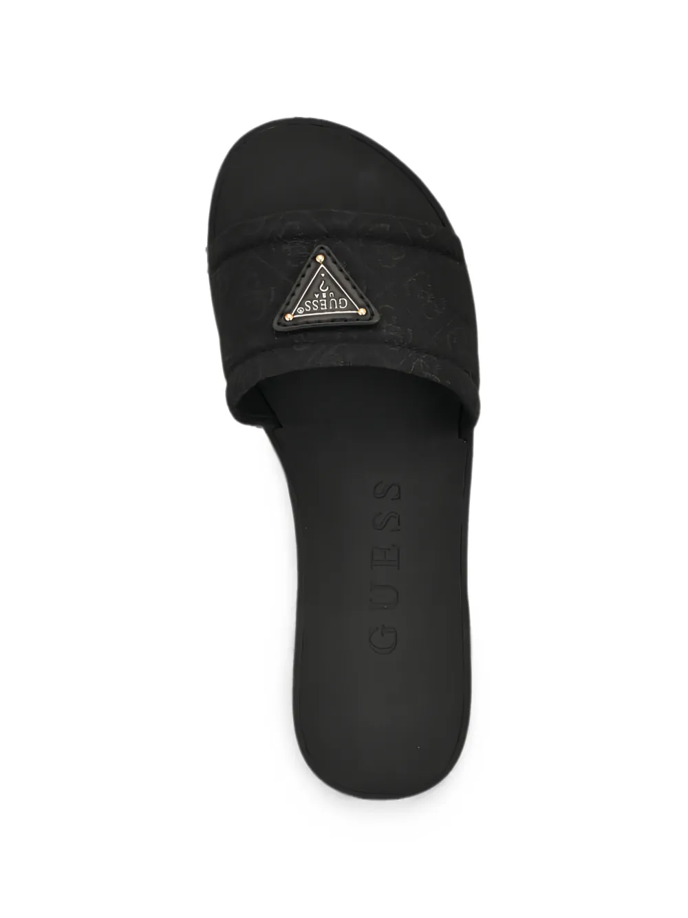 GUESS USA Elysone logo sandals Zwart