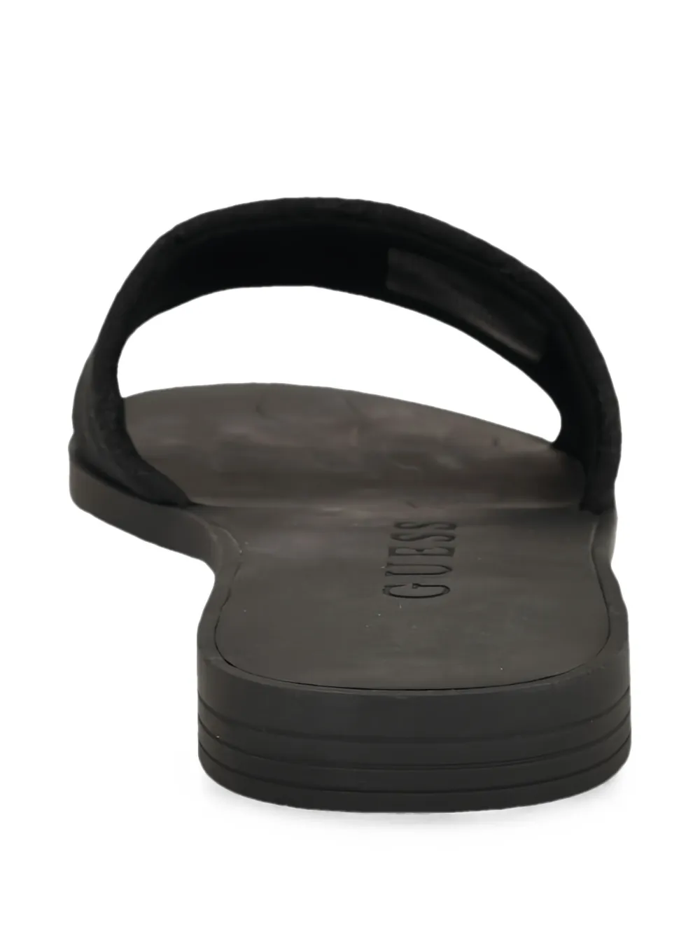 GUESS USA Elysone logo sandals Zwart