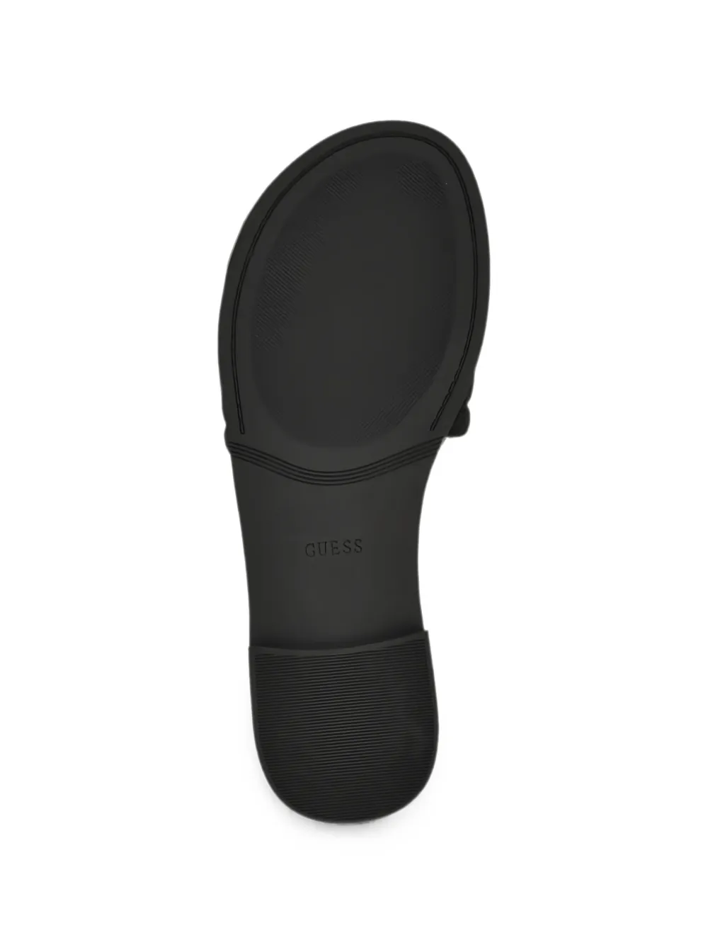 GUESS USA Elysone logo sandals Zwart