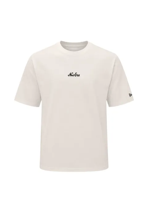 NEW ERA CAP floral-print logo-detail T-shirt
