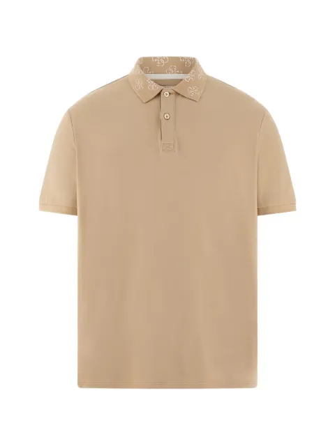 GUESS USA logo-collar polo shirt