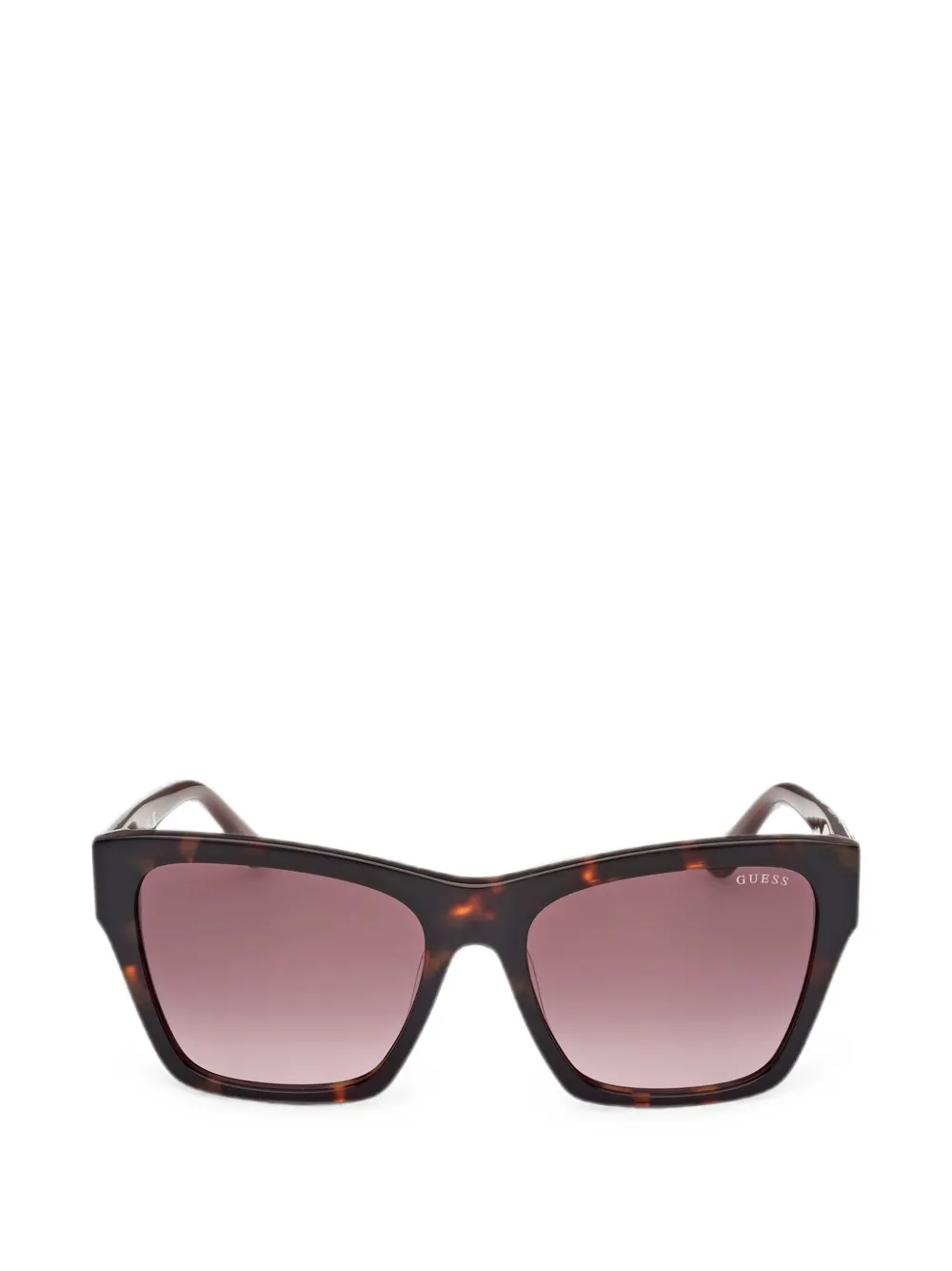 GUESS USA Occhiali da sole squadrati in plastica - Marrone