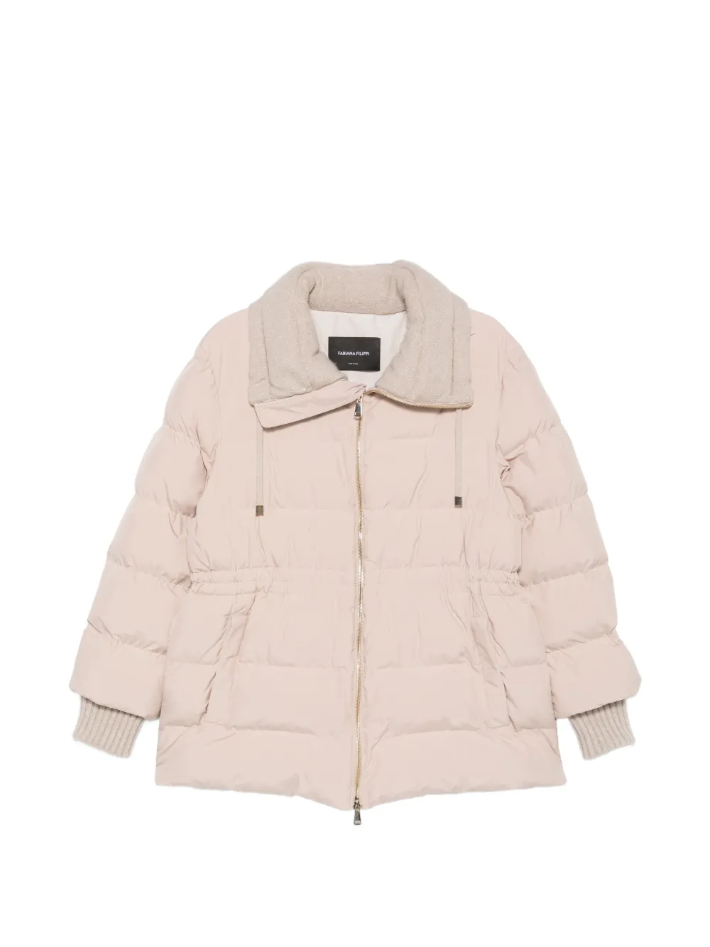 Fabiana Filippi padded drawstring-waist jacket - Toni neutri