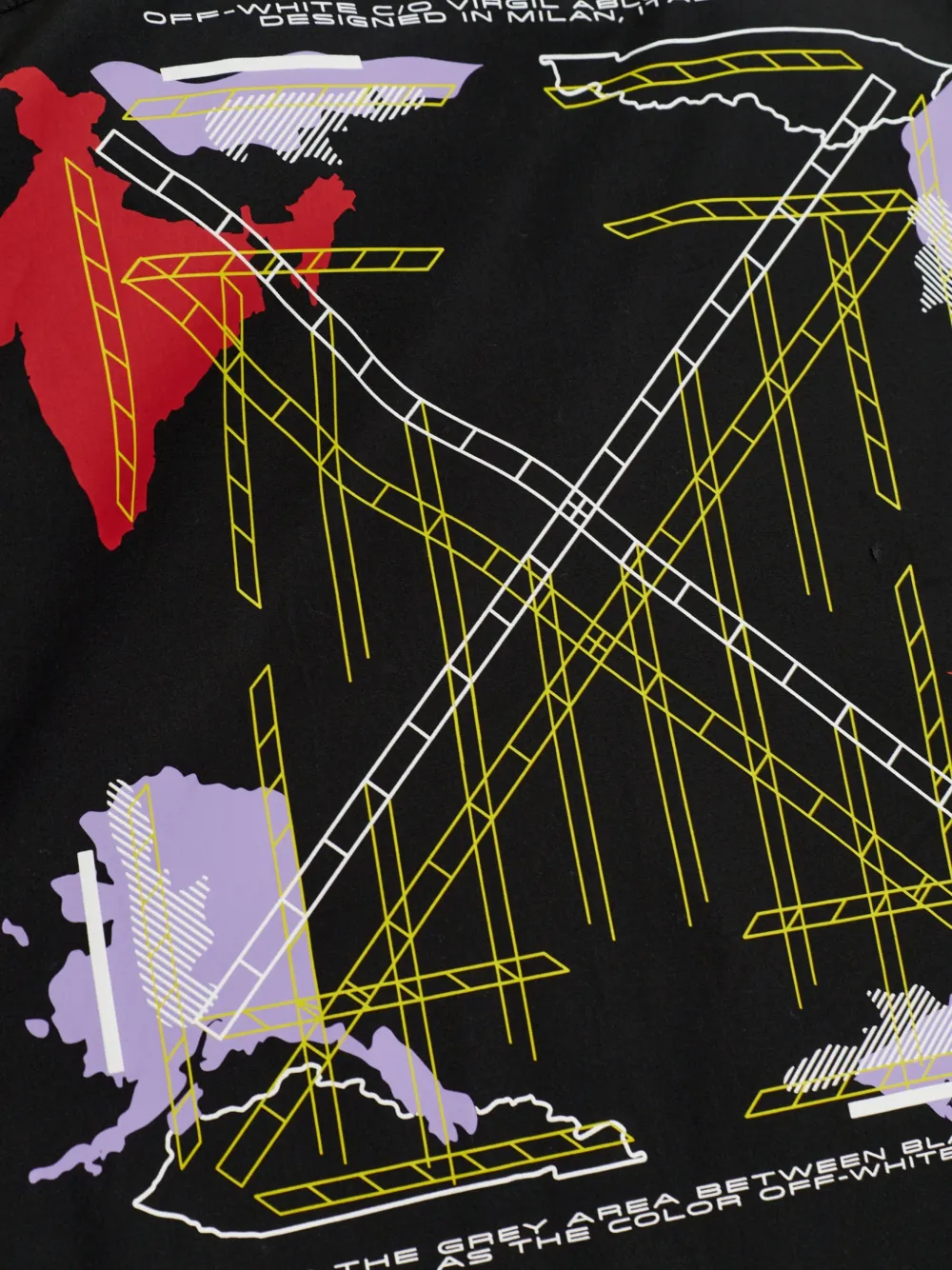 Off-White Overhemd met logoprint Zwart