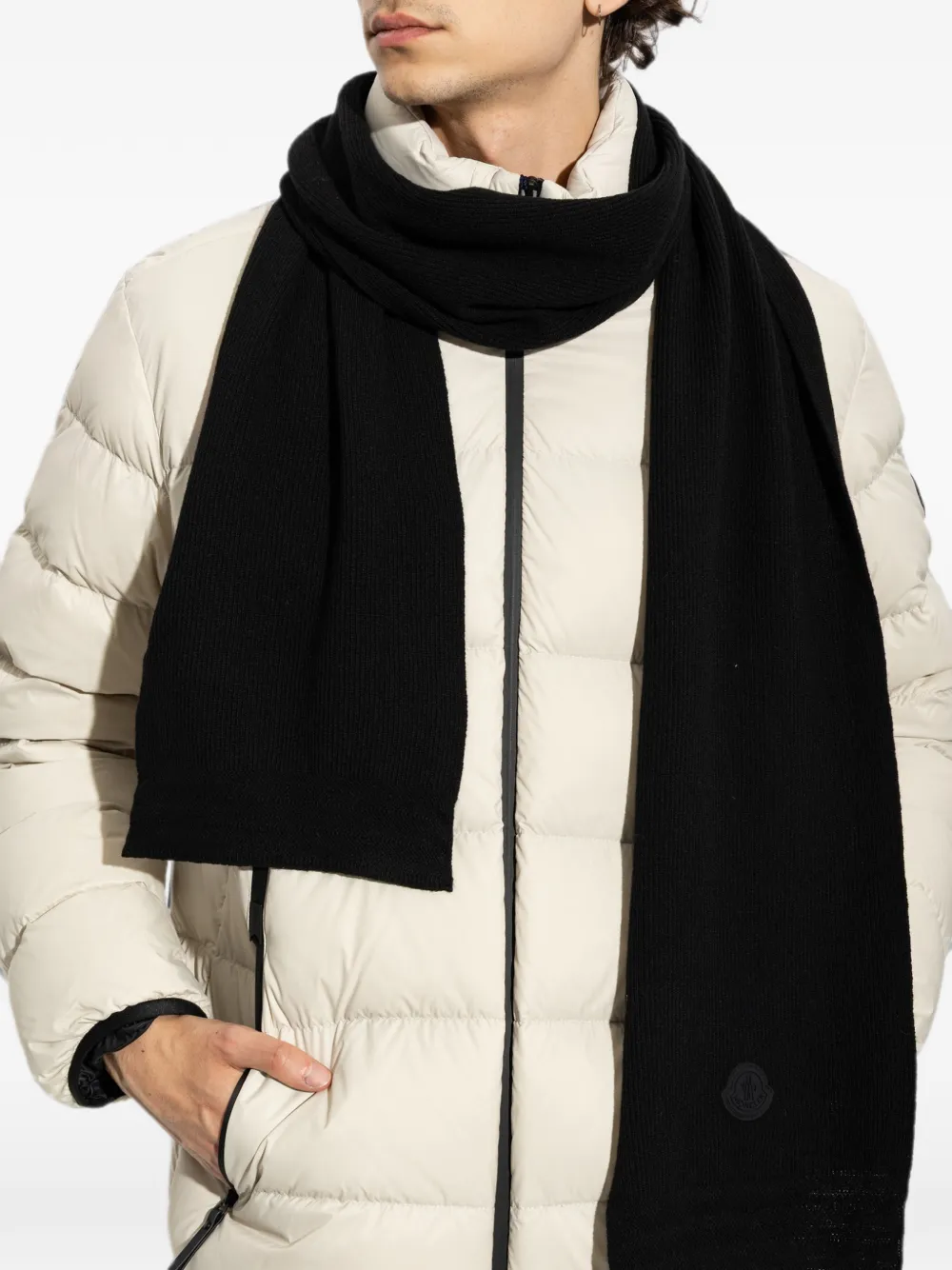 Moncler Wollen sjaal Zwart